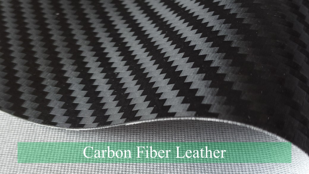 carbon fiber leather fabric image